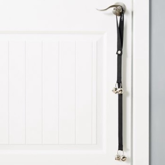 Daisy Print Ribbon Puppy Potty Training Bells - Picture 5 of 5